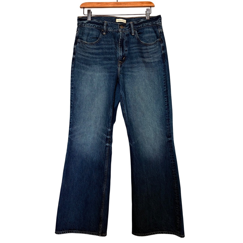 American Eagle AE 77 Mid- Rise  Flare Jeans Women Size 28 Short‎ Denim Jeans